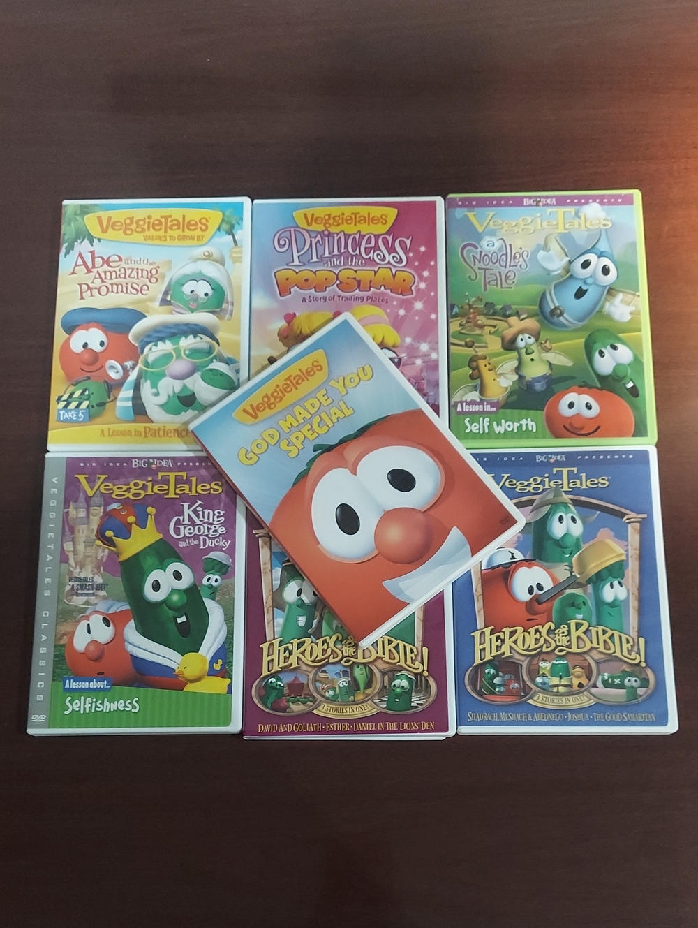 ❤️ Veggie Tales DVD Collection - Lot Of 7